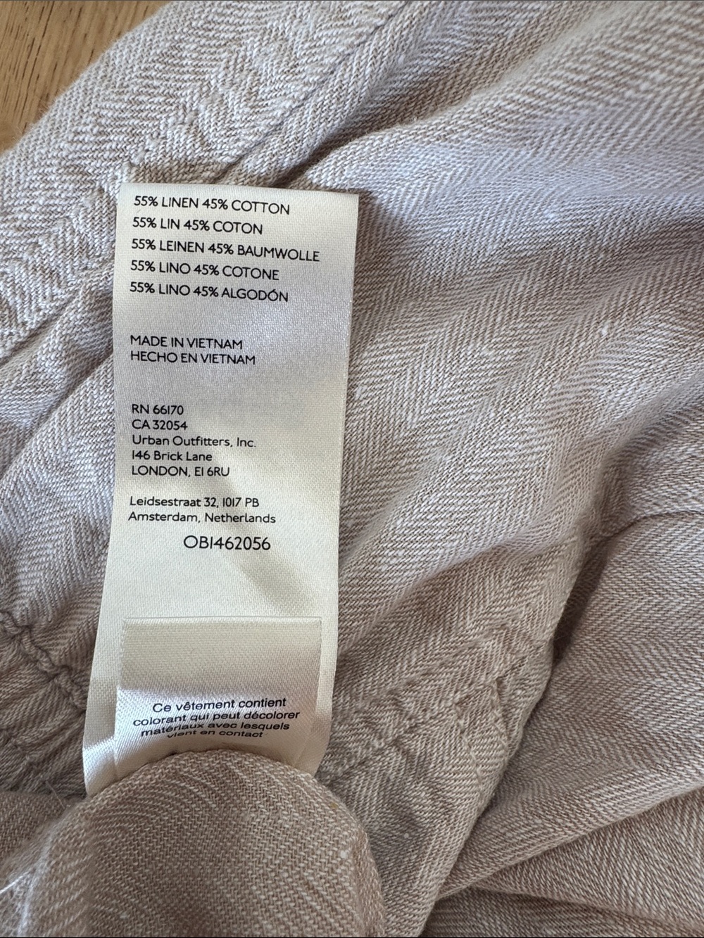 Free People Neutral Linen Cargo Drawstring Pants - Picture 7 of 7
